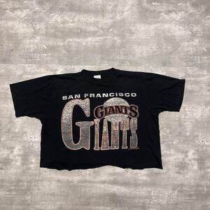Vintage 1990s Cropped San Fransisco Giants T-shirt